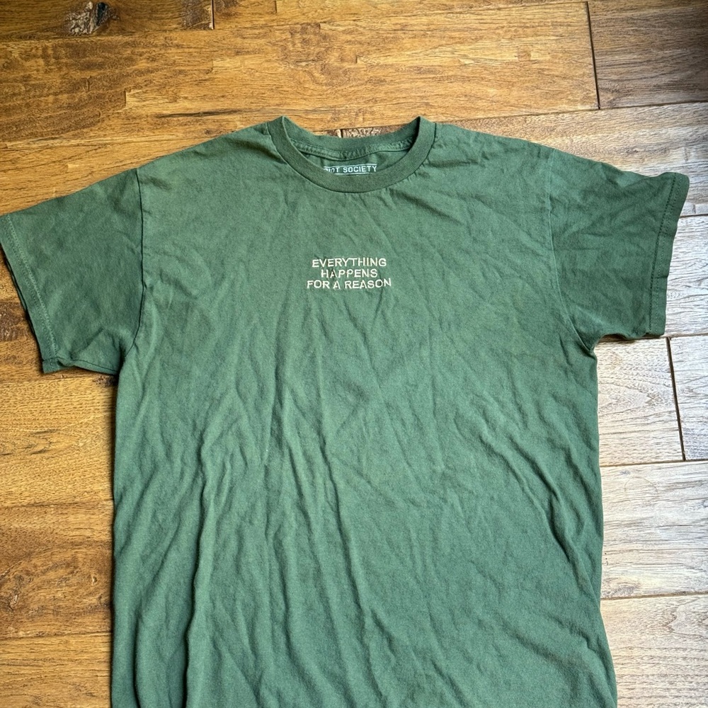 Riot Society Olive Green Short Sleeve Tee